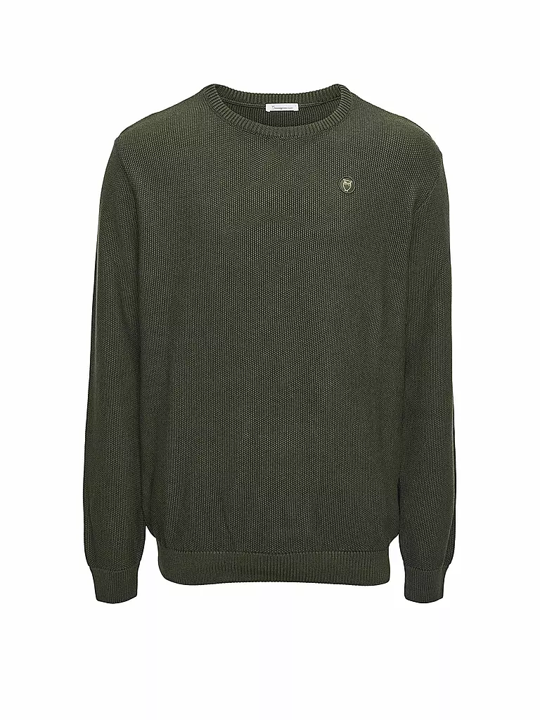 KNOWLEDGE COTTON APPAREL | Pullover Regular Fit | olive