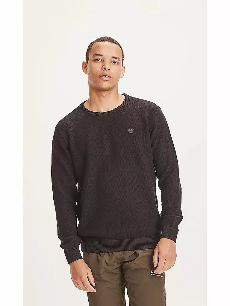 KNOWLEDGE COTTON APPAREL | Pullover Regular Fit | schwarz