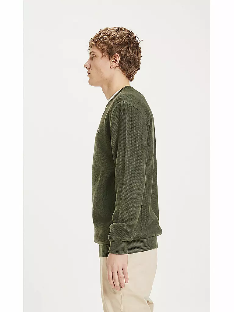 KNOWLEDGE COTTON APPAREL | Pullover Regular Fit | olive