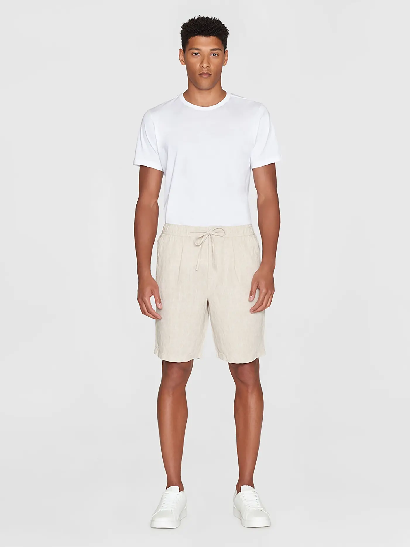 KNOWLEDGE COTTON APPAREL | Shorts FIG  | beige