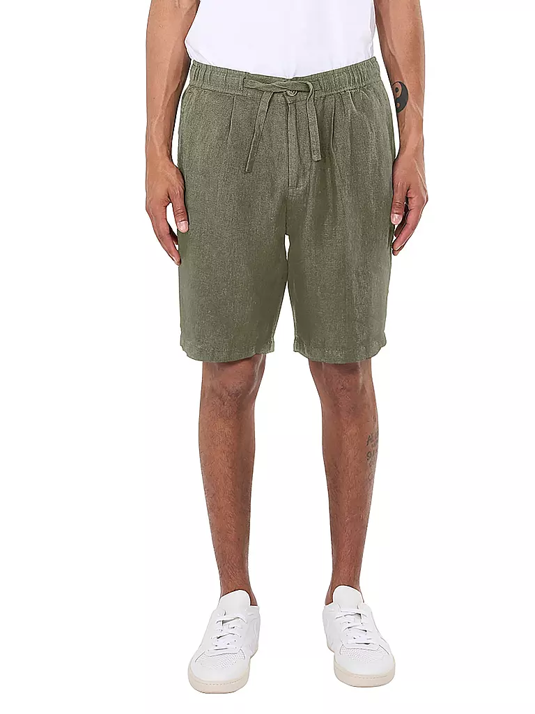 KNOWLEDGE COTTON APPAREL | Shorts FIG  | olive