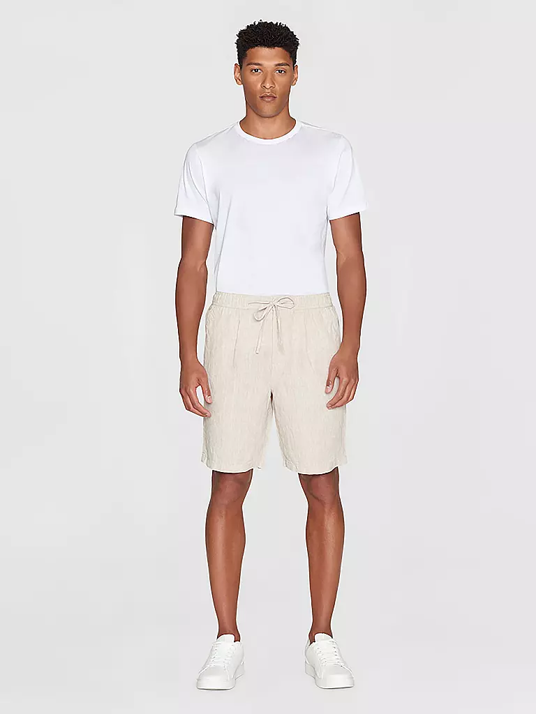 KNOWLEDGE COTTON APPAREL | Shorts FIG  | beige