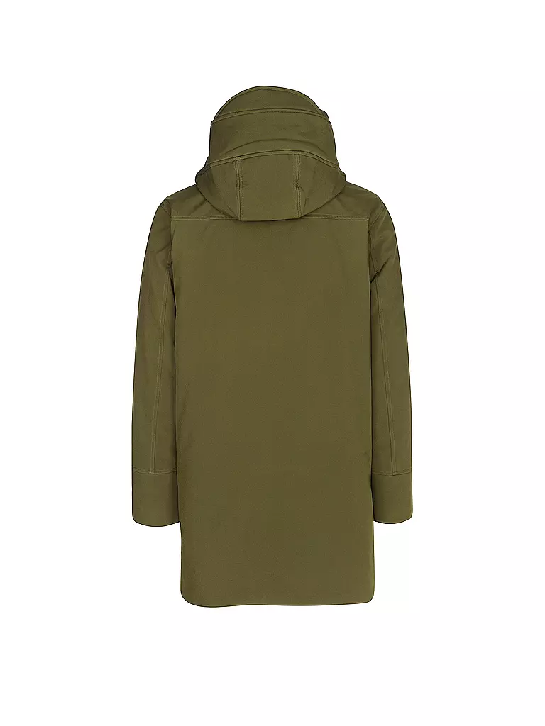 KNOWLEDGE COTTON APPAREL | Softshell Parka | olive