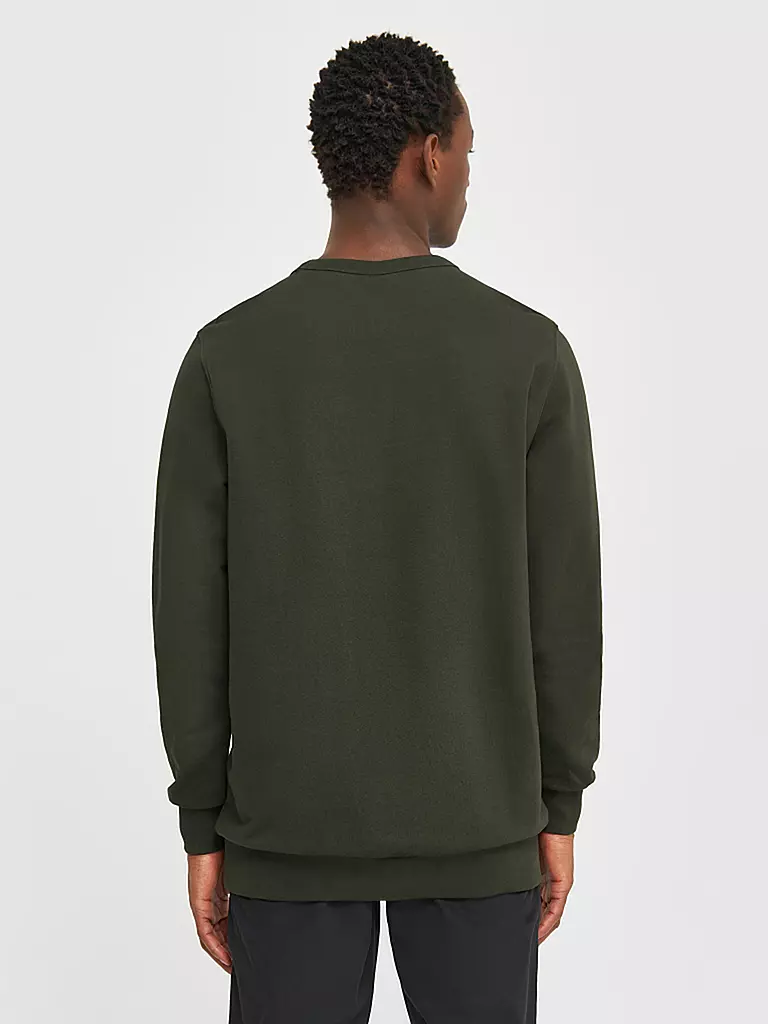 KNOWLEDGE COTTON APPAREL | Sweater ERIK | dunkelgrün