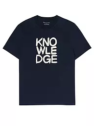 KNOWLEDGE COTTON APPAREL | T-Shirt  | blau
