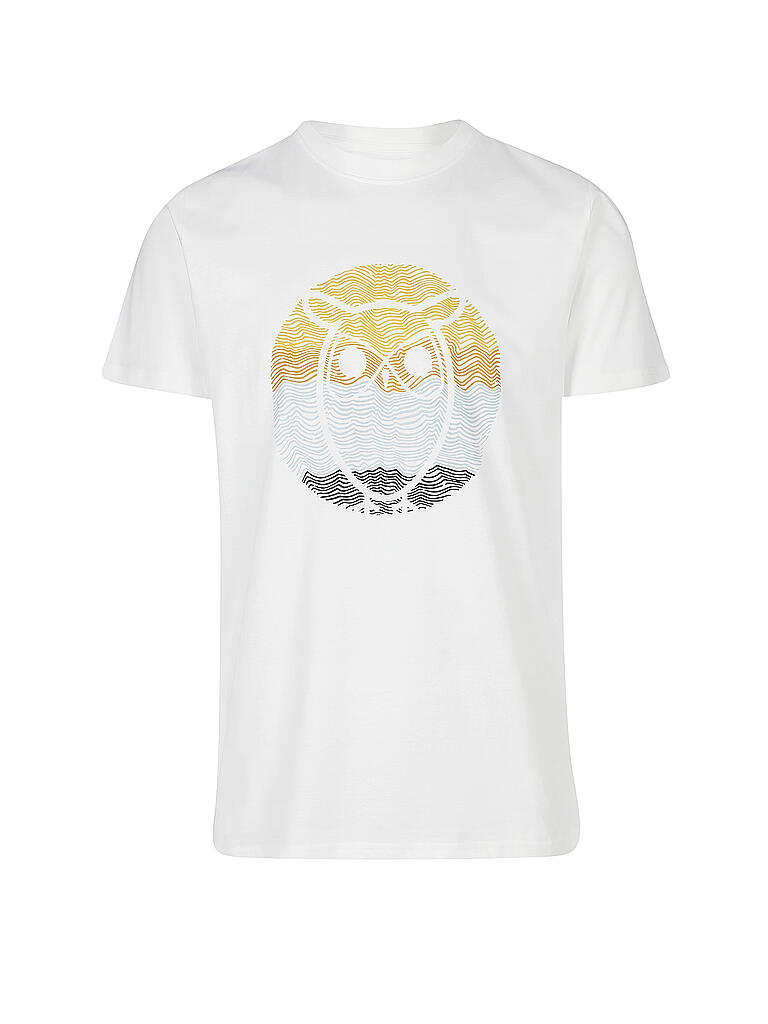 KNOWLEDGE COTTON APPAREL | T-Shirt  | weiß