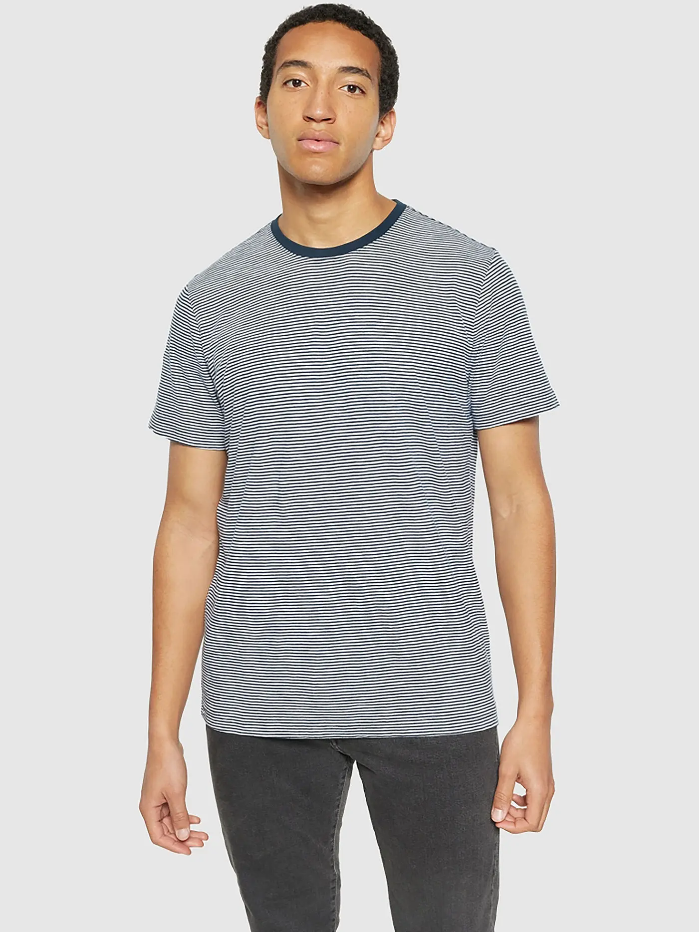 KNOWLEDGE COTTON APPAREL | T-Shirt  | blau