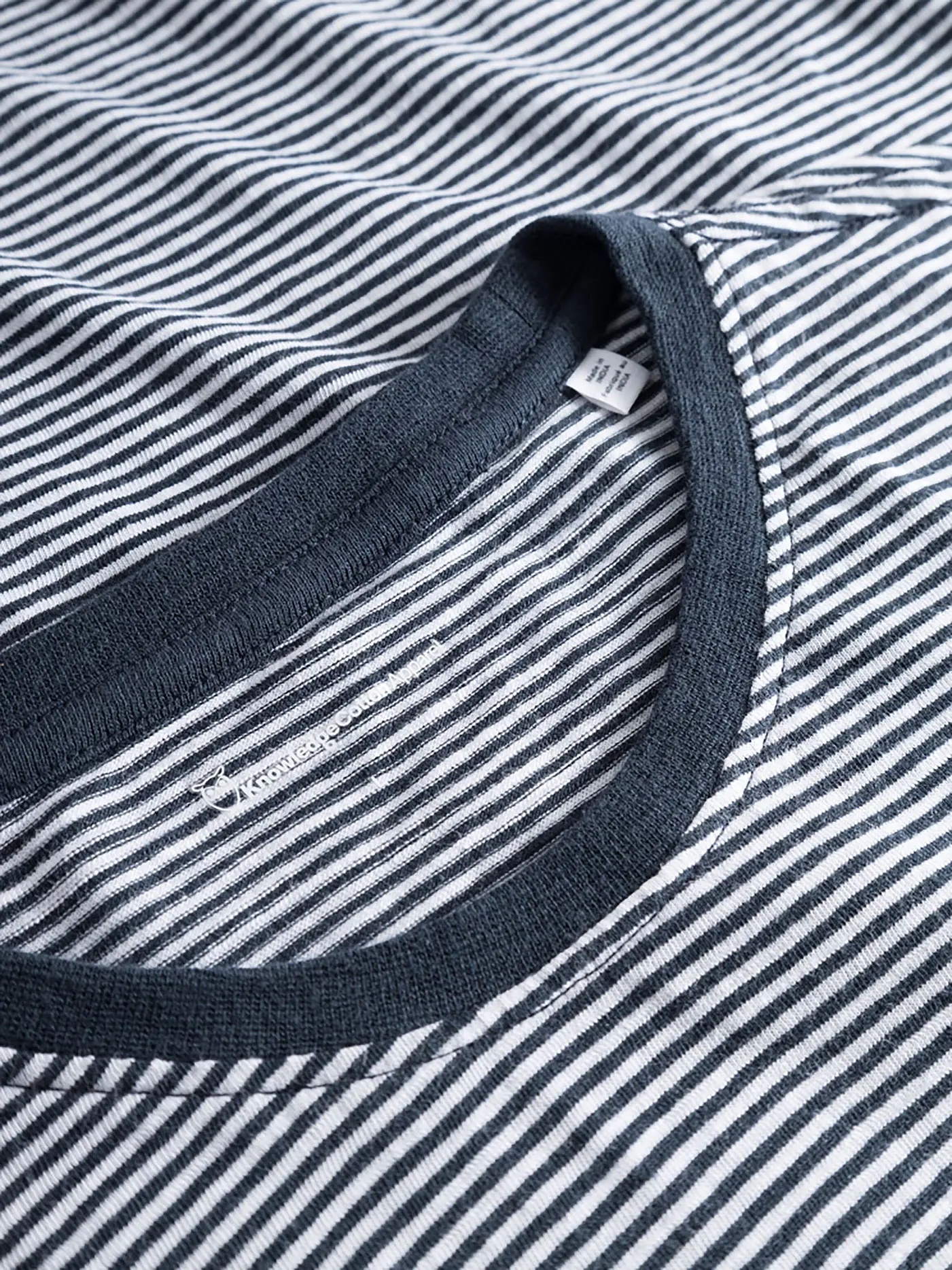 KNOWLEDGE COTTON APPAREL | T-Shirt  | blau