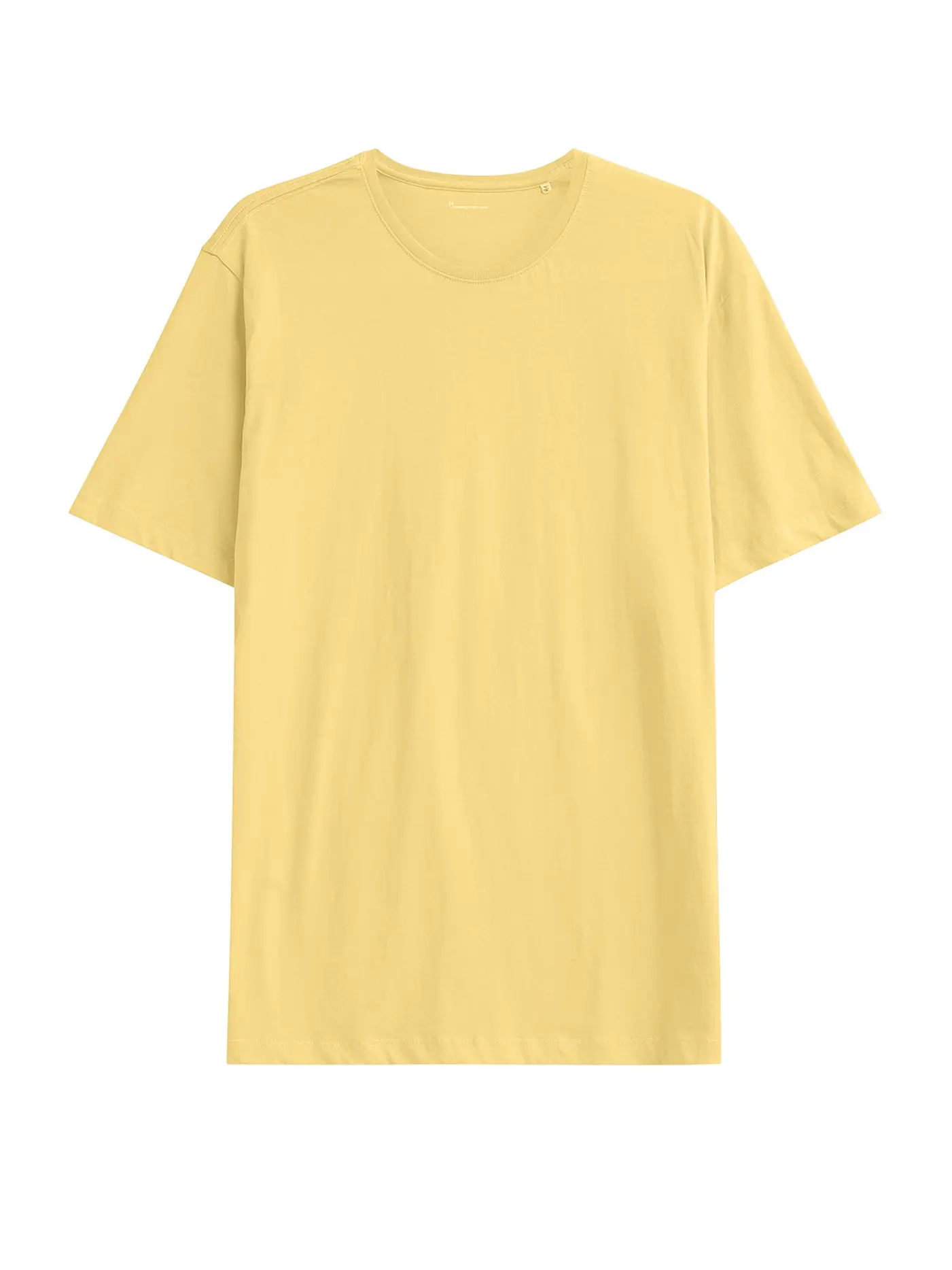 KNOWLEDGE COTTON APPAREL | T-Shirt ALDER | gelb