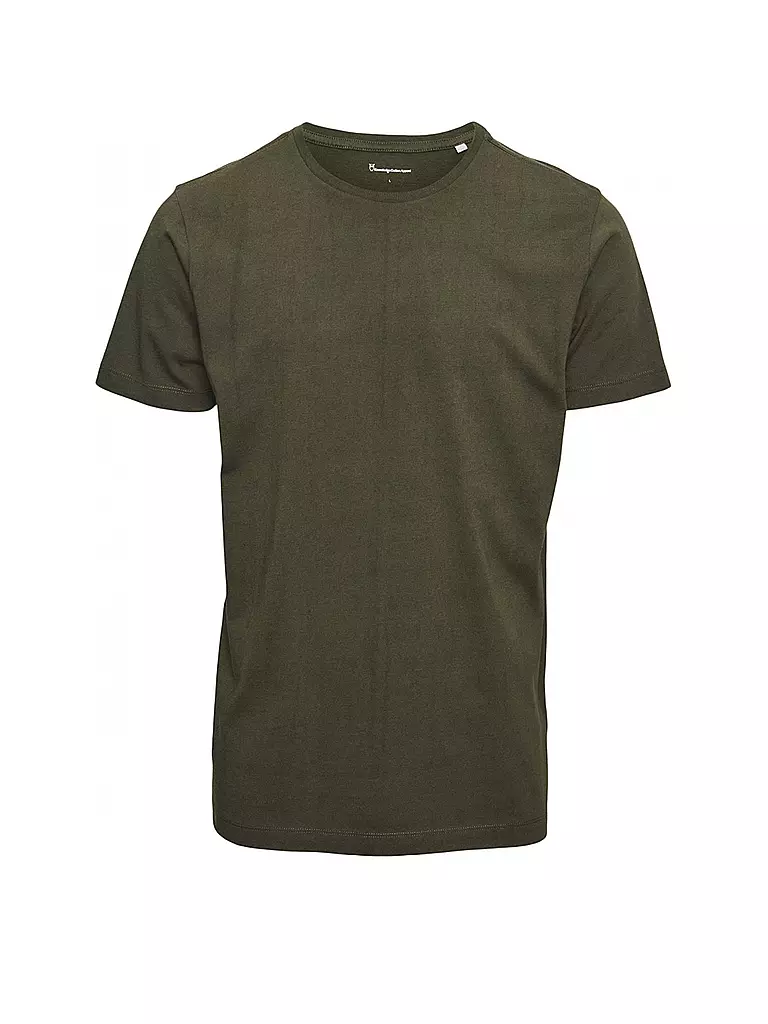 KNOWLEDGE COTTON APPAREL | T-Shirt ALDER | olive