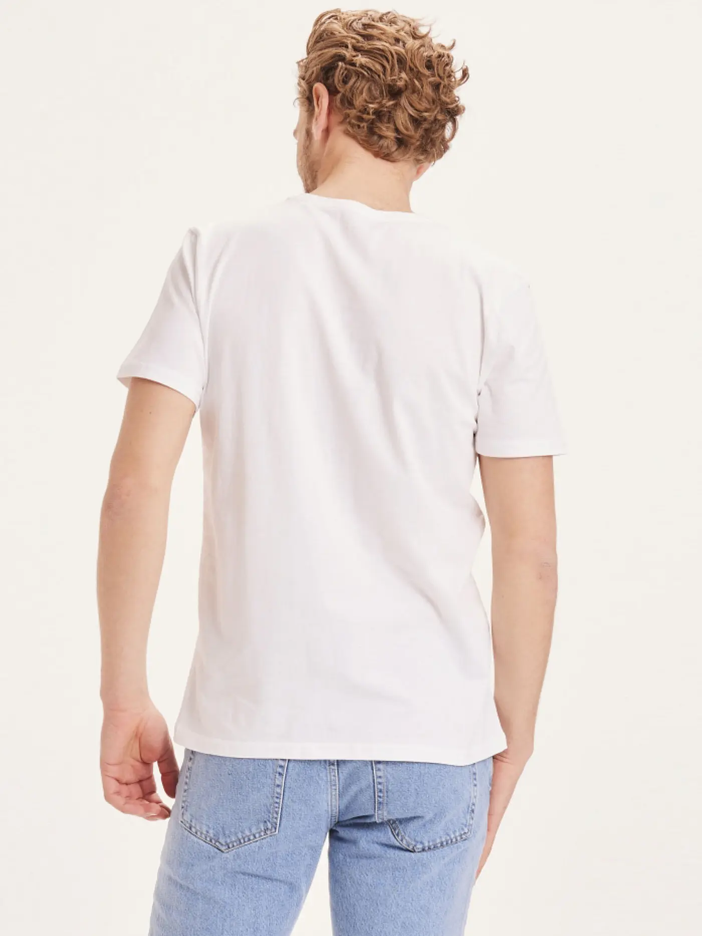 KNOWLEDGE COTTON APPAREL | T-Shirt ALDER | weiss