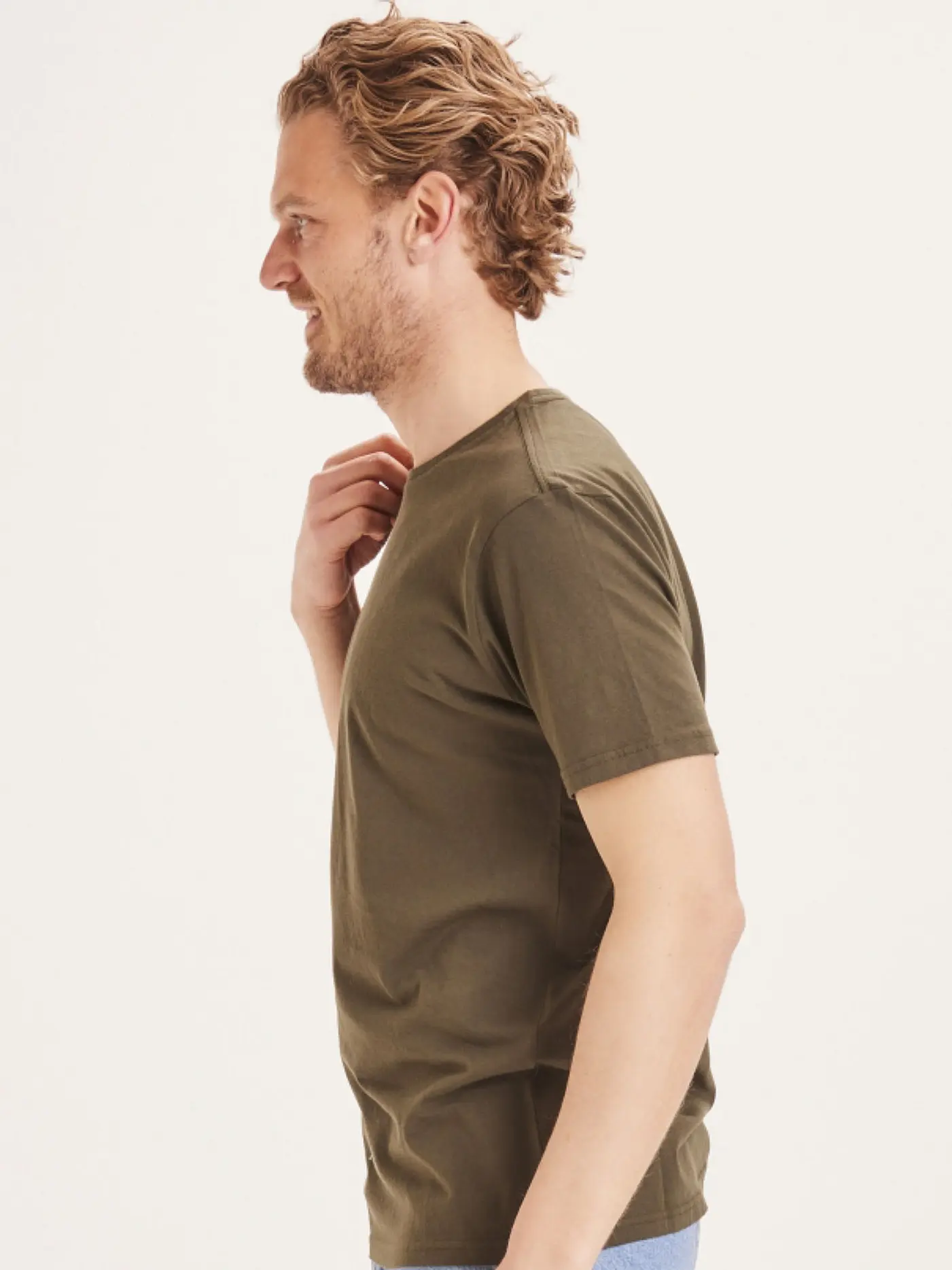 KNOWLEDGE COTTON APPAREL | T-Shirt ALDER | olive