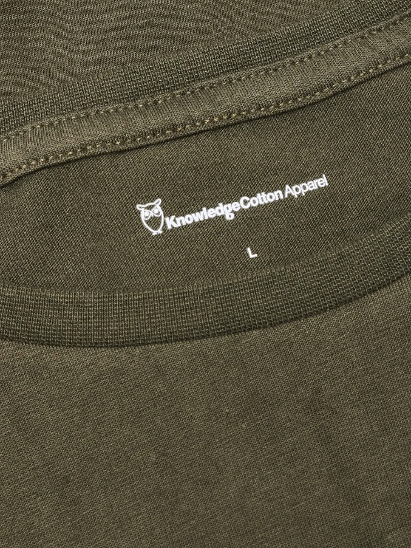 KNOWLEDGE COTTON APPAREL | T-Shirt ALDER | olive