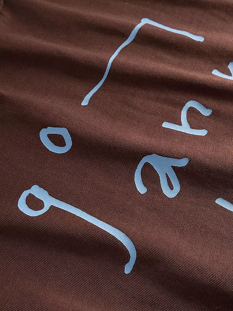 KNOWLEDGE COTTON APPAREL | T-Shirt GO ANYWHERE | rot