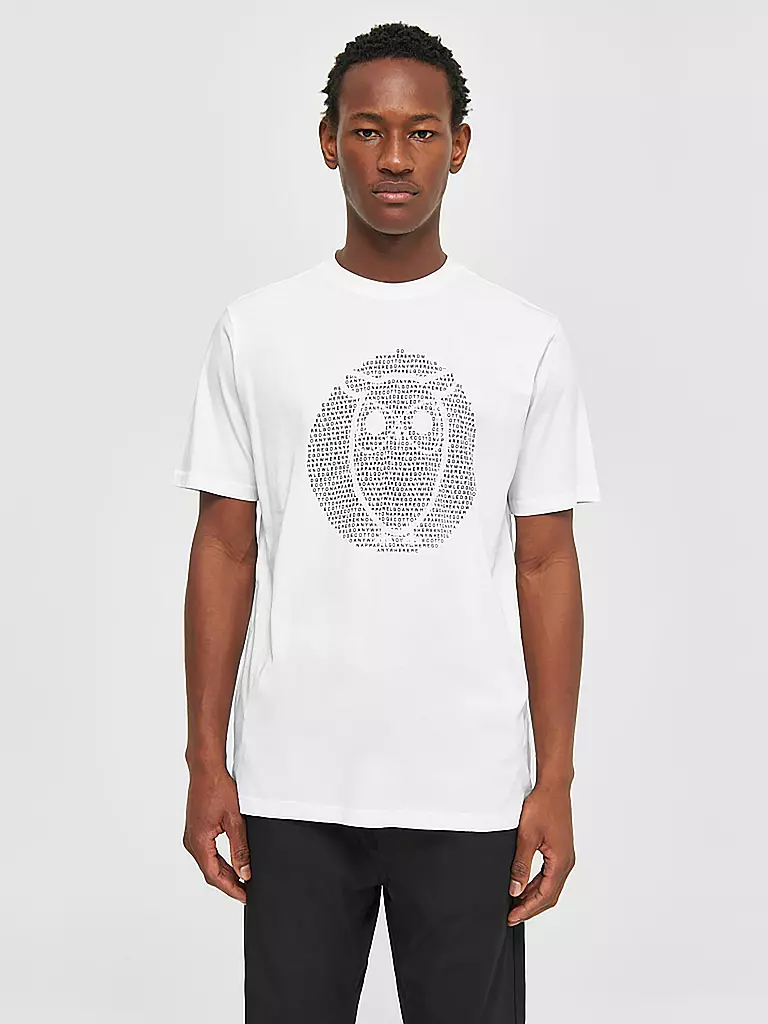 KNOWLEDGE COTTON APPAREL | T-Shirt OWL | blau