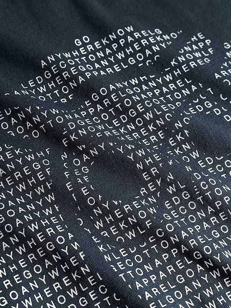 KNOWLEDGE COTTON APPAREL | T-Shirt OWL | weiss