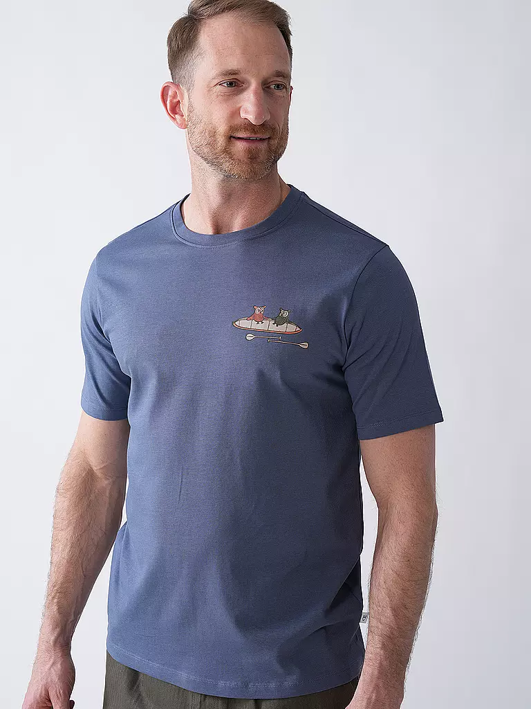 KNOWLEDGE COTTON APPAREL | T-Shirt TEE KAJAK | olive