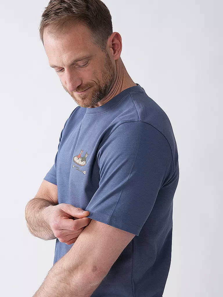 KNOWLEDGE COTTON APPAREL | T-Shirt TEE KAJAK | olive