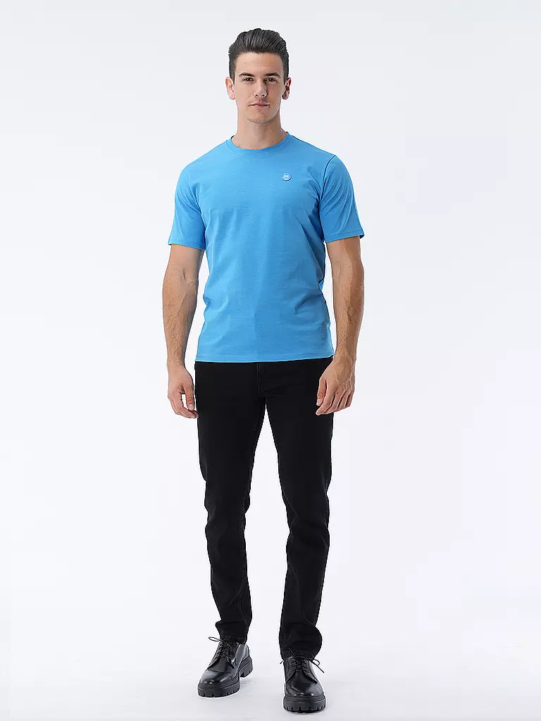 KNOWLEDGE COTTON APPAREL | T-Shirt | hellblau