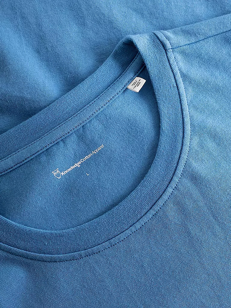KNOWLEDGE COTTON APPAREL | T-Shirt | hellblau