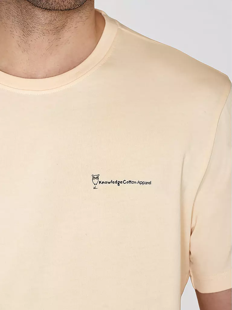 KNOWLEDGE COTTON APPAREL | T-Shirt | creme