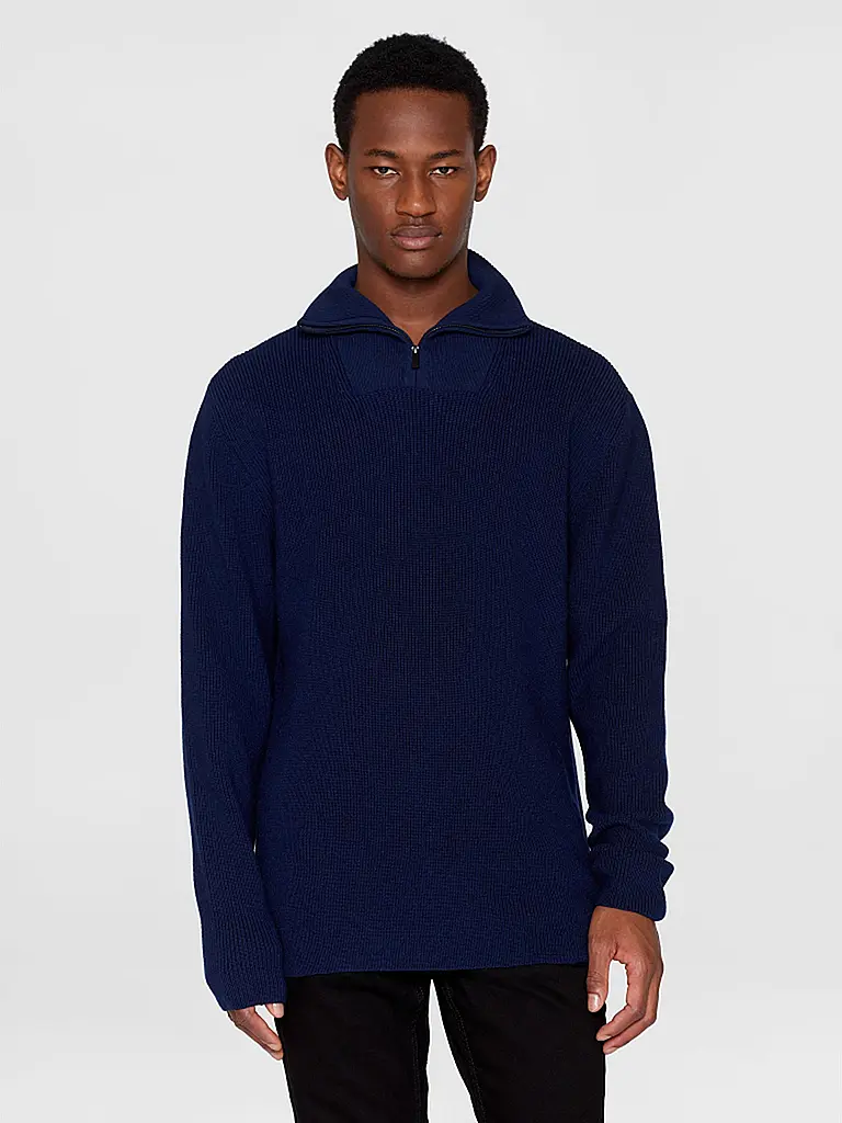 KNOWLEDGE COTTON APPAREL | Troyer Pullover  | Blau