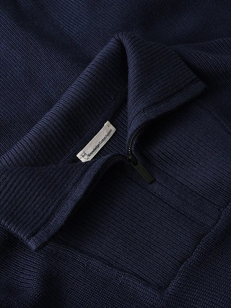 KNOWLEDGE COTTON APPAREL | Troyer Pullover  | Blau