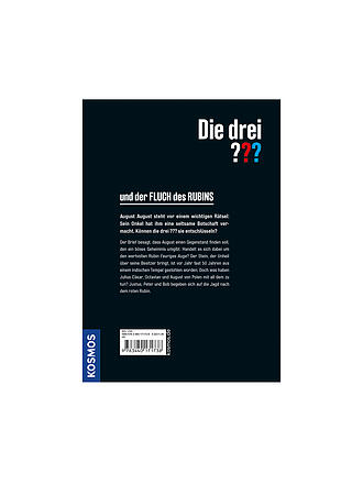 KOSMOS VERLAG | Buch - Die drei Fragezeichen - Und der Fluch des Rubins
