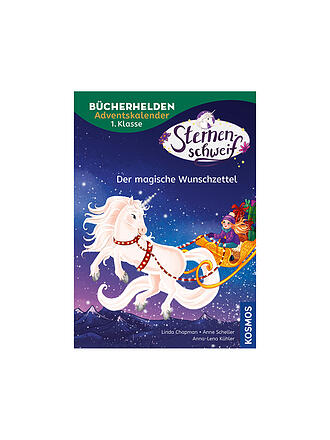 KOSMOS VERLAG | Livre - Calendrier de l'Avent Sternenschweif, La liste de souhaits magique, Linda Chapman, Anne Scheller