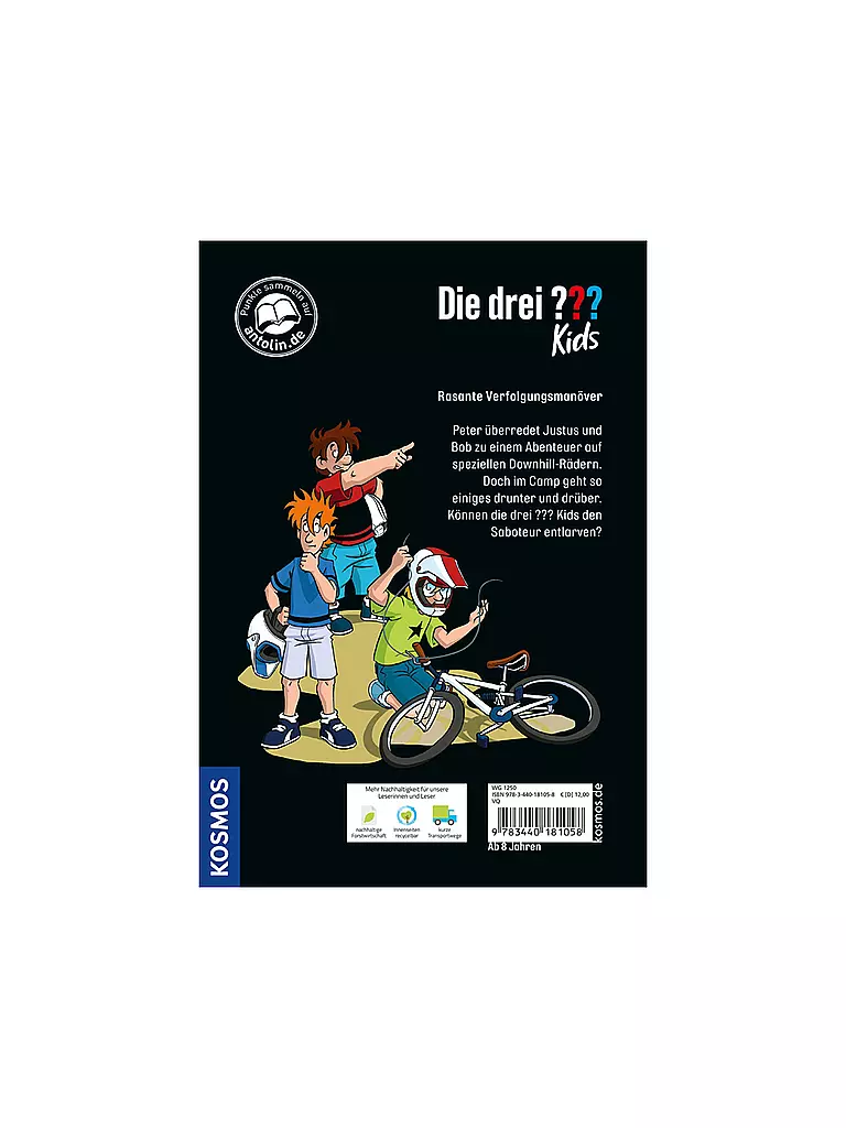 KOSMOS VERLAG | Buch - Die drei Fragezeichen Kids - 103, SOS im Bike-Park, Boris Pfeiffer | keine Farbe