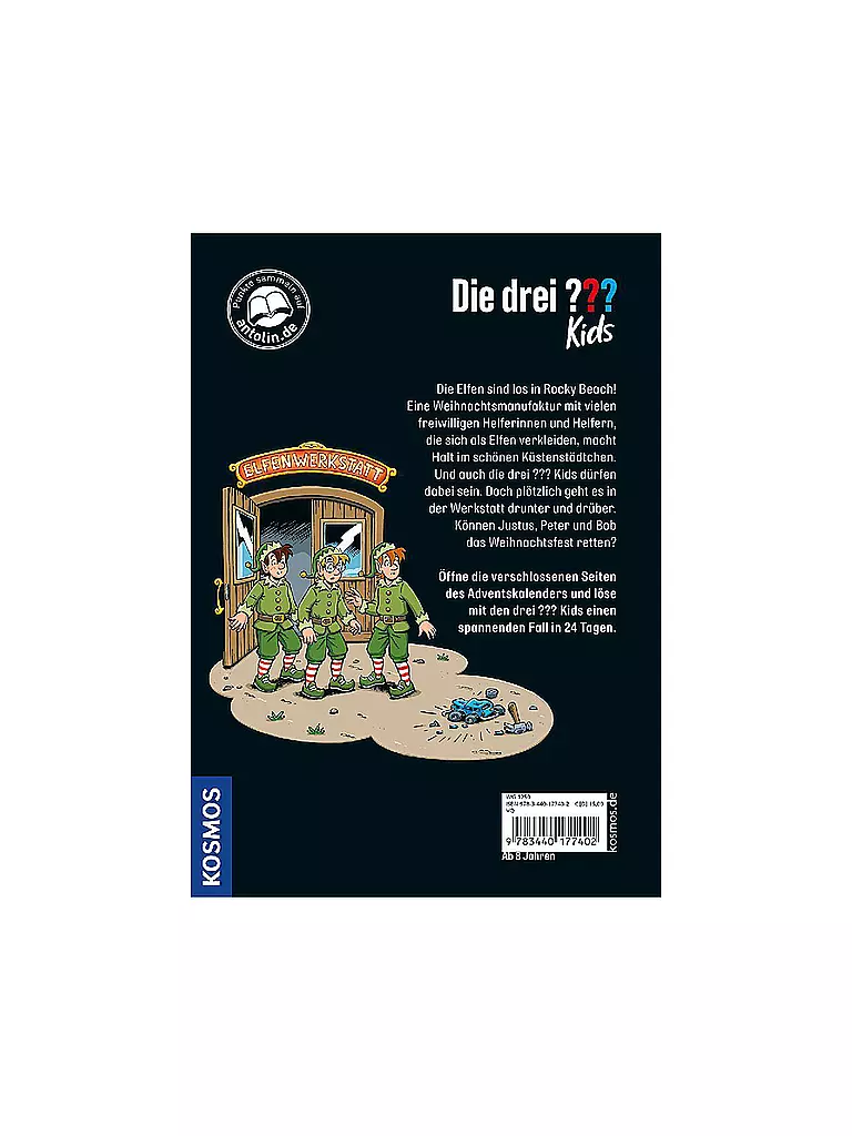 KOSMOS VERLAG | Buch - Die drei Fragezeichen Kids - der Adventskalender  | keine Farbe