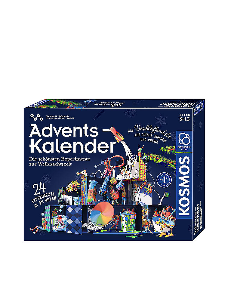 KOSMOS | Adventskalender - Die schönsten Experimente zur Weihnachtszeit | keine Farbe