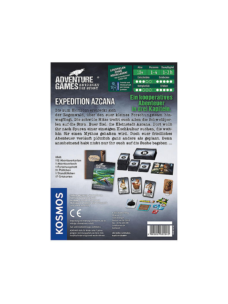 KOSMOS Adventure Games Expedition Azcana keine Farbe