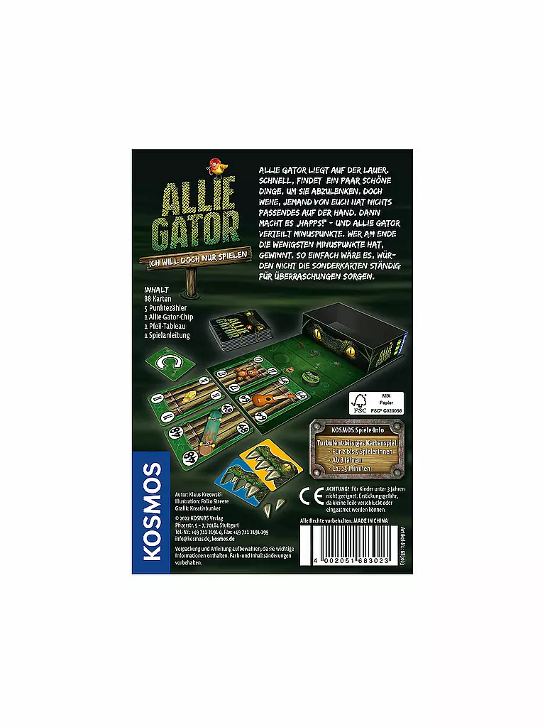 KOSMOS | Allie Gator - Ich will doch nur spielen! | keine Farbe