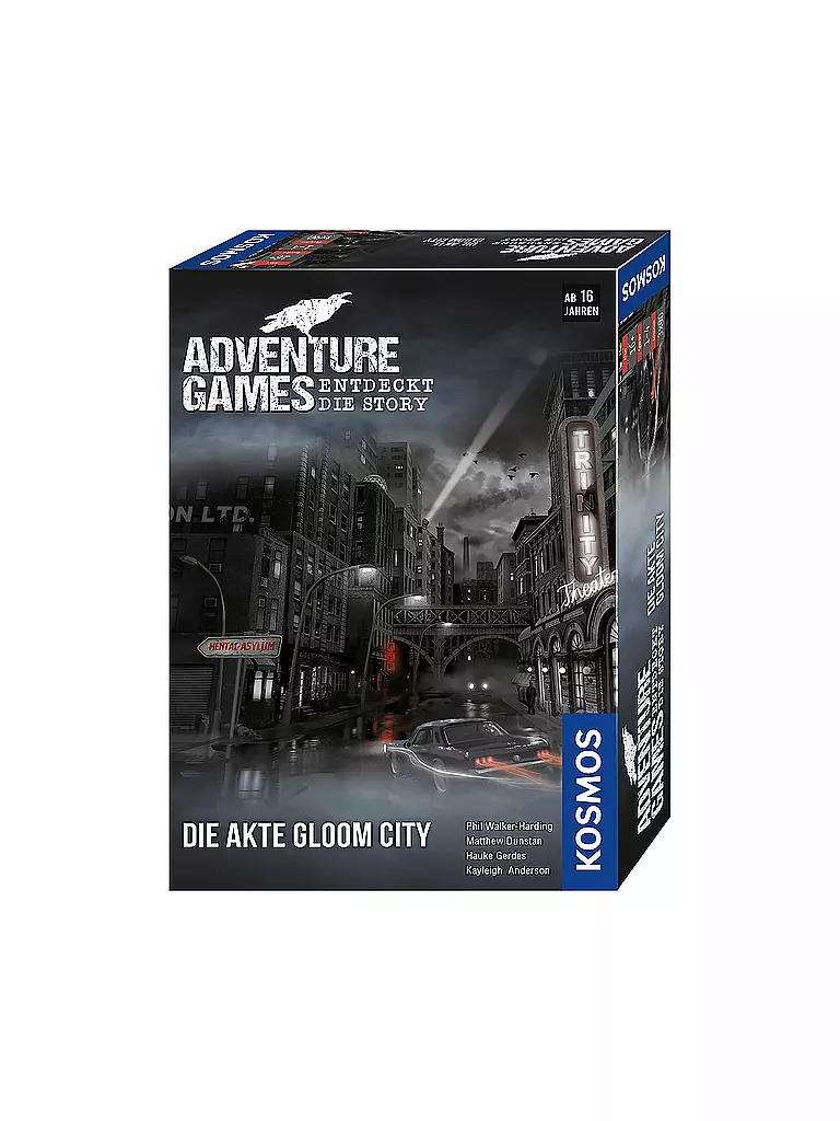 KOSMOS | Brettspiel - Adventure Games - Die Akte Gloom City | keine Farbe