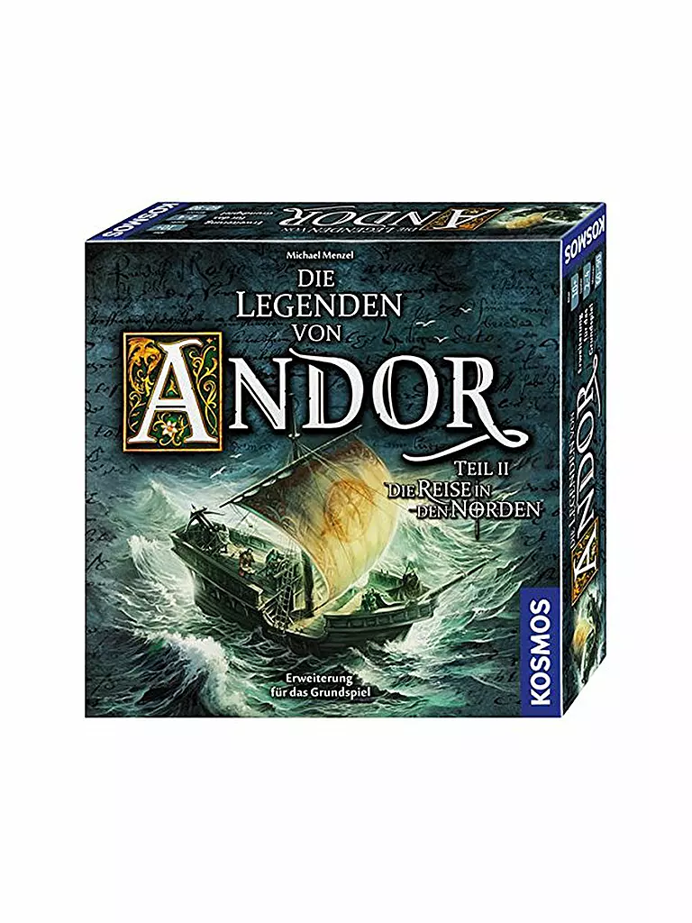 KOSMOS | Brettspiel - Die Legenden von Andor - Teil II Die Reise in den Norden - Erweiterung | keine Farbe