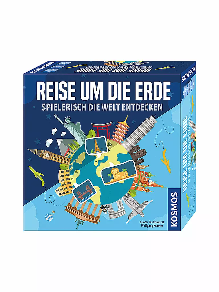 KOSMOS | Brettspiel - Reise um die Erde | keine Farbe