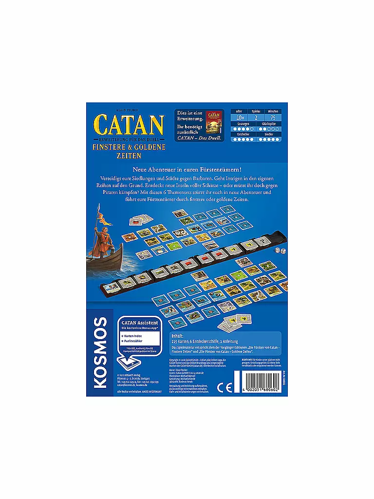 KOSMOS | Catan - Erweiterung für das Duell - Finstere & Goldene Zeiten | keine Farbe