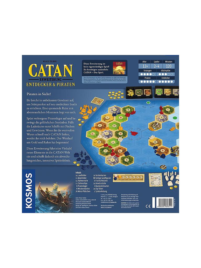 KOSMOS Die Siedler von Catan Entdecker und Piraten (Erweiterung) transparent