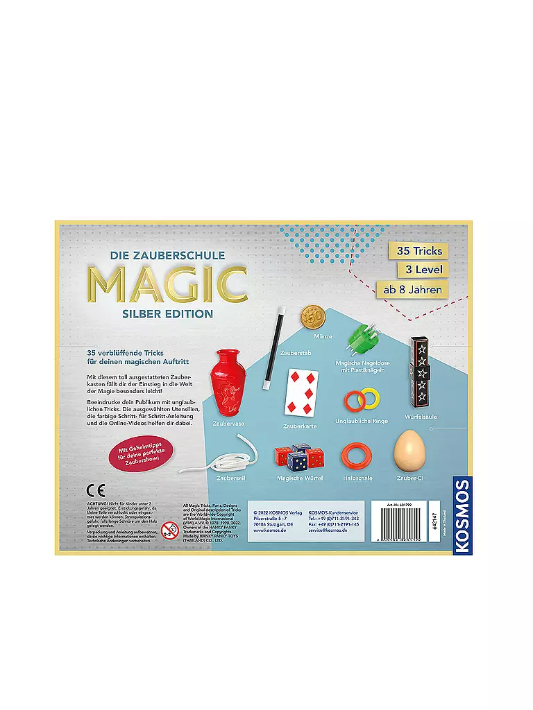 KOSMOS | Die Zauberschule MAGIC Silber Edition | keine Farbe