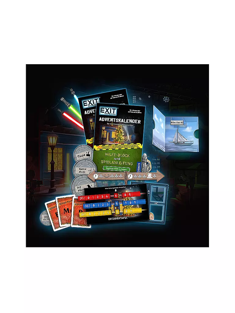 KOSMOS | EXIT® - Das Spiel - Adventskalender 2023 | keine Farbe