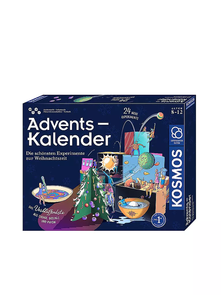 KOSMOS | Experimente Adventskalender 2023 | keine Farbe
