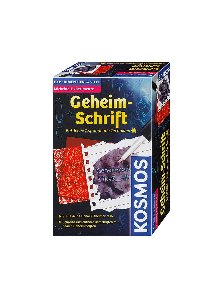 KOSMOS | Geheim Schrift | keine Farbe