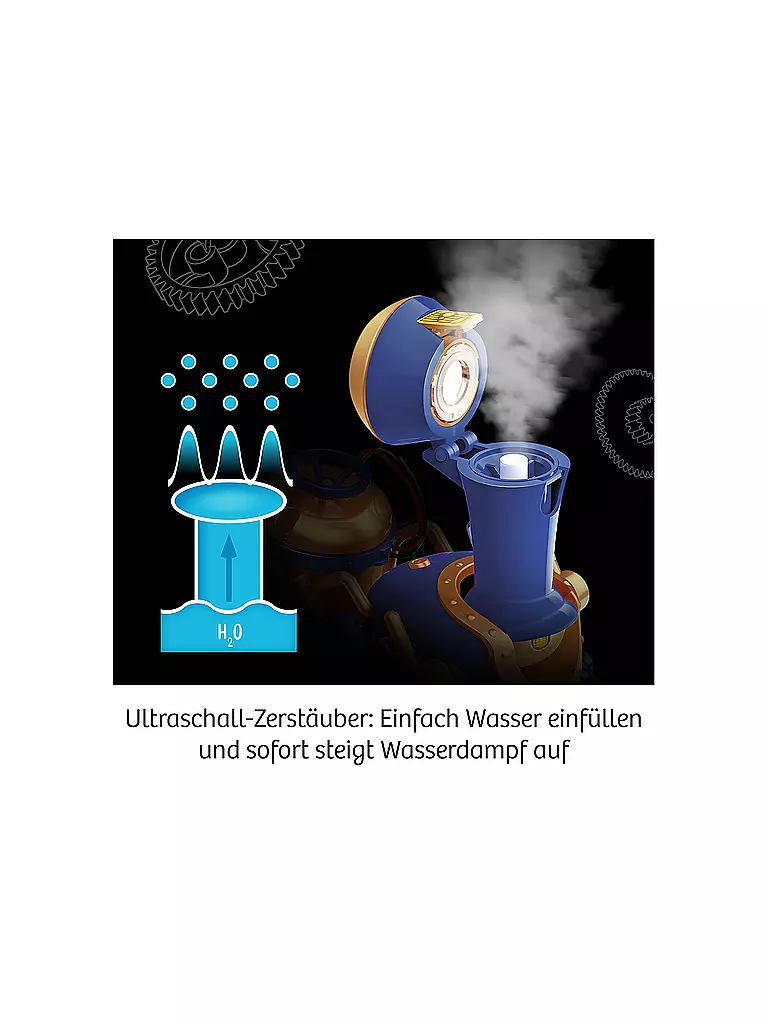 KOSMOS | Rufus - Dampf-Roboter mit Ultraschall-Technik -  Mint-Experimentierkasten | keine Farbe