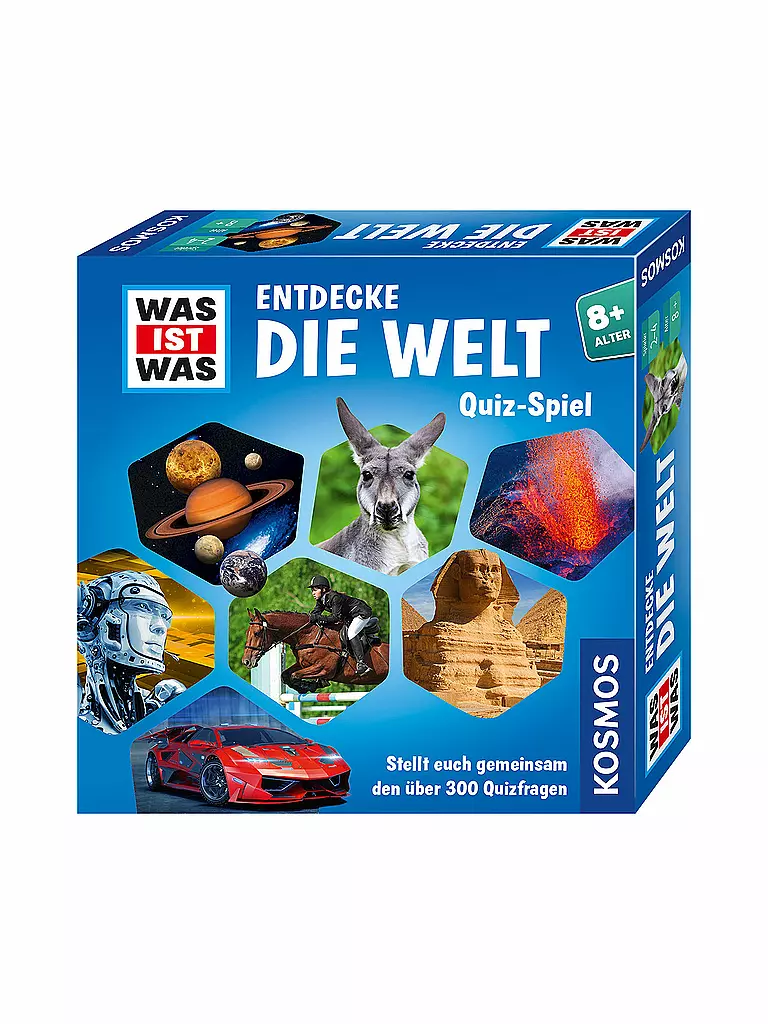 KOSMOS | Was ist was - Entdecke die Welt Quiz-Spiel | keine Farbe