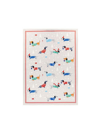KRACHT | Geschirrtuch Halbleinen 50x70cm WEIHNACHTSDACKEL