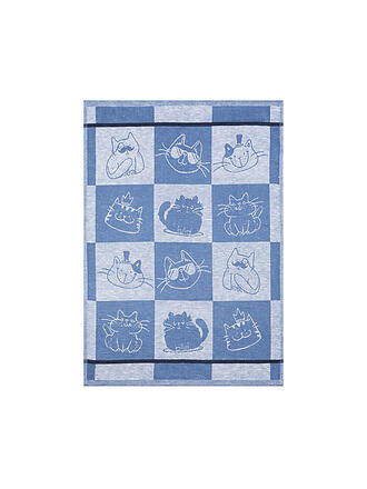 KRACHT | Geschirrtuch 50x70cm Cool Cat Blau