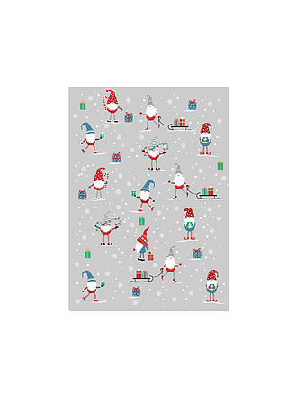 KRACHT | Geschirrtuch Baumwolle 45x70cm WEIHNACHTSWICHTEL
