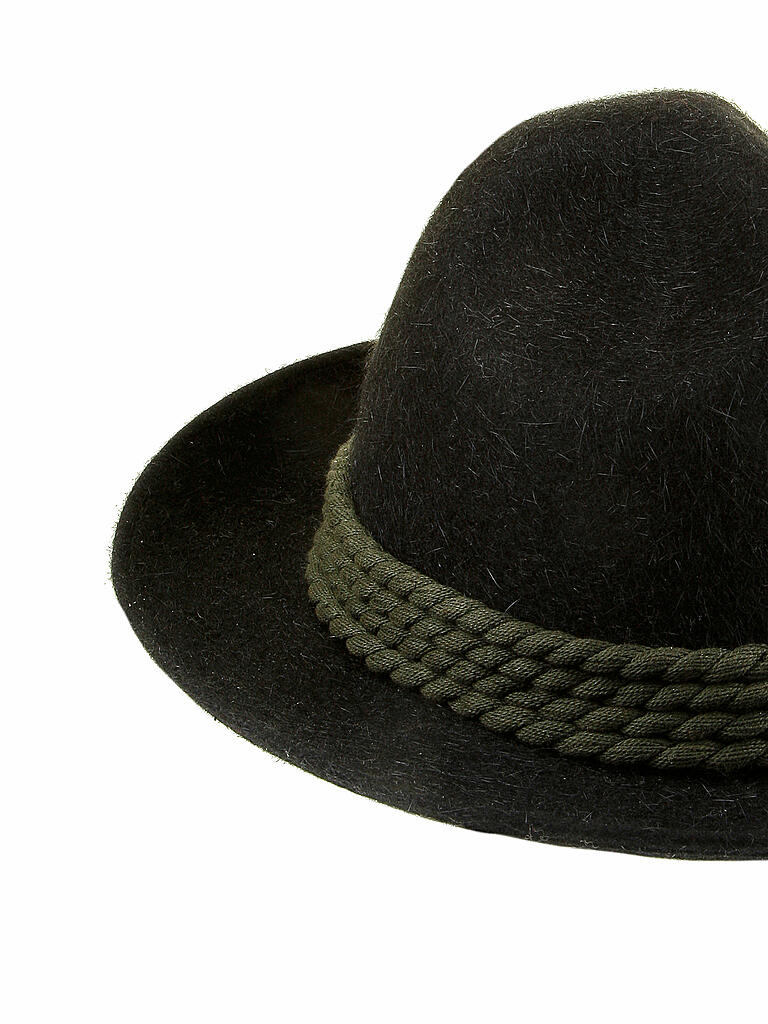 Smiffys Deutscher Trachtenhut Deluxe – Schwarz Mit Federn, Elastischer Innenrand