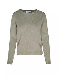 KUJTEN | Kaschmirpullover NANAMI | olive